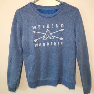 “Weekend Wanderer” cozy sweatshirt